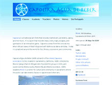Tablet Screenshot of adbcapoeira.com